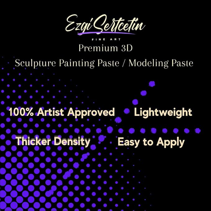 3D Sculpture Painting Paste|Texture Paste|Decorative Plaster|Ready to - Image 3