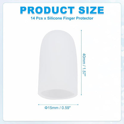 PATIKIL Gel Finger Cots 1.8"x0.67" - Image 2