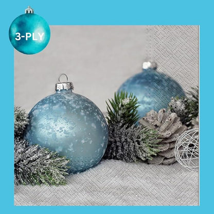 20-ct 13x13 Christmas Paper Decoupage Napkins, 3-Ply Servilletas Tissue Napkin - Image 3