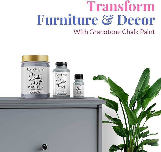 GRANOTONE Chalk Paint for Furniture, Matt-Finish Water-Based Acrylic Paint for - Image 2