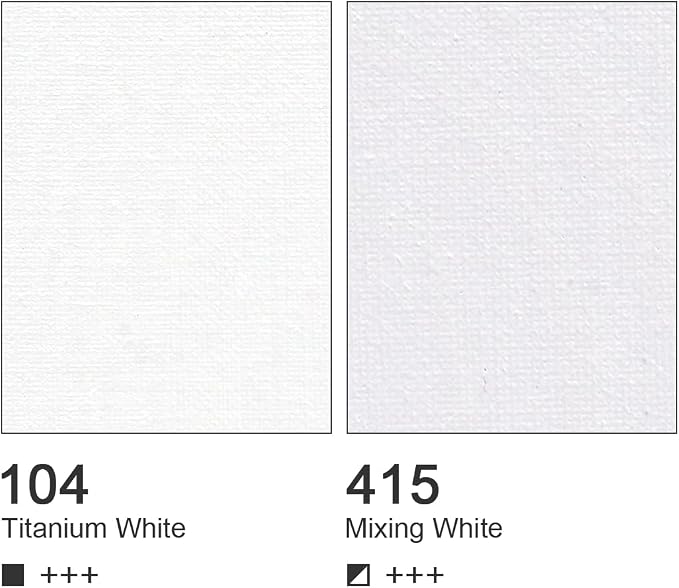 AUREUO White Acrylic Paint Set, 4 Fl Oz / 120ml 2 Tubes Set, Rich Pigment Art - Image 2