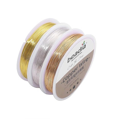 Gold Copper Wire 0.5mm Bead Cord - Image 6