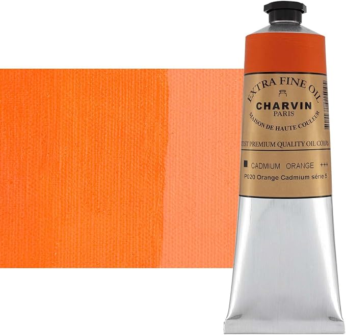 Charvin Extra Fine Oil Paint, Cadmium Orange 150 ml by Unknown