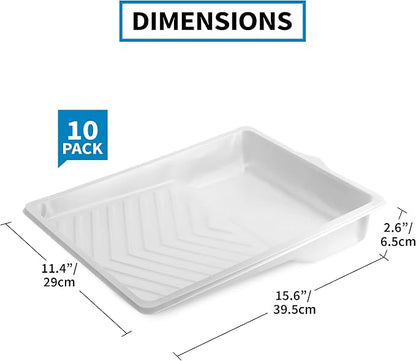 Precision Defined Paint Trays, Paint Roller Trays Liner, Plastic Paint Pan - Image 3