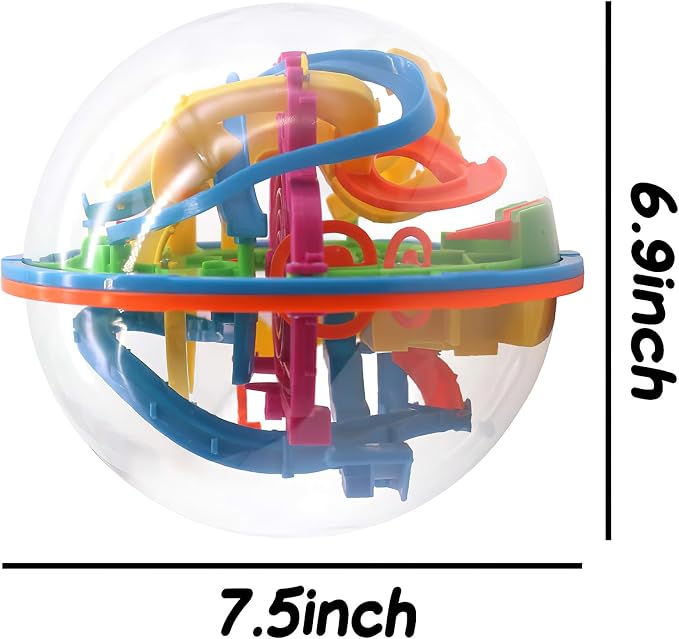 3 Otters 3D Maze Ball, Brain Teaser Puzzle Ball - Image 2