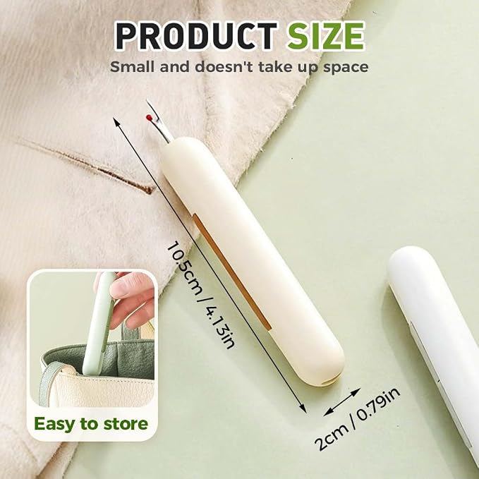 2 in 1 Needle Threader Seam Ripper, Upgraded Sewing Kit Tool - Image 2