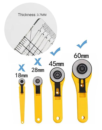 Quilting Ruler- 12.5 * 12.5" Slotted Rulers - Image 5