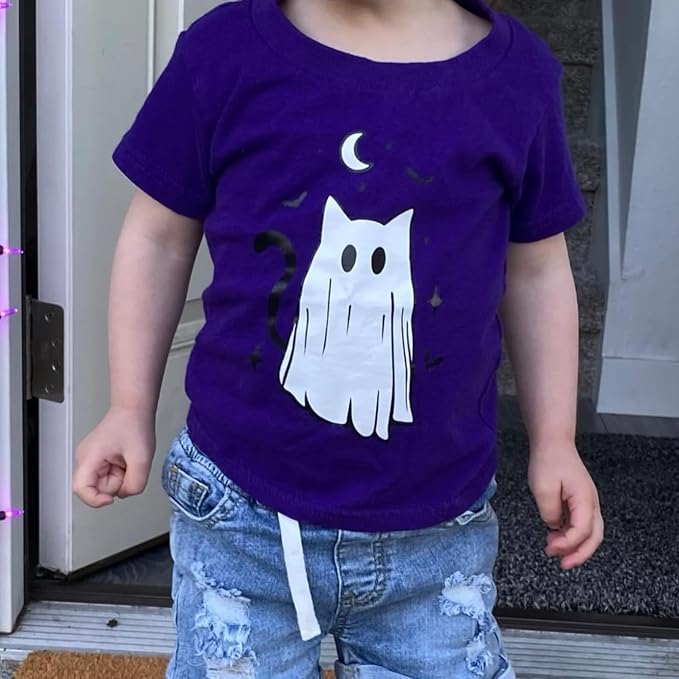 Halloween Stencils for Door Mats 8” Ghost Face Stencil Boo Trick or Treat - Image 7