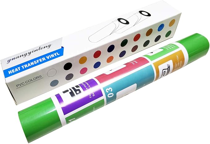 guangyintong Fruit Green Heat Transfer Vinyl HTV Rolls - Image 6