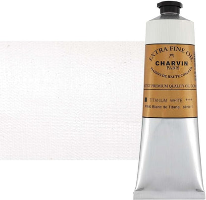Charvin Extra Fine Oil Paint, Titanium White 150 ml - Image 2