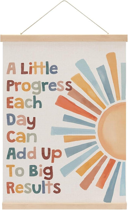 Inspirational Boho Sun Poster Hanger, Classroom Decor Growth Mindset Wall Decor by Unknown