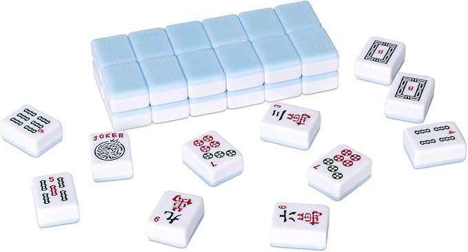 American Mahjong Tile Set with 166 Blue Back Tiles - Image 4