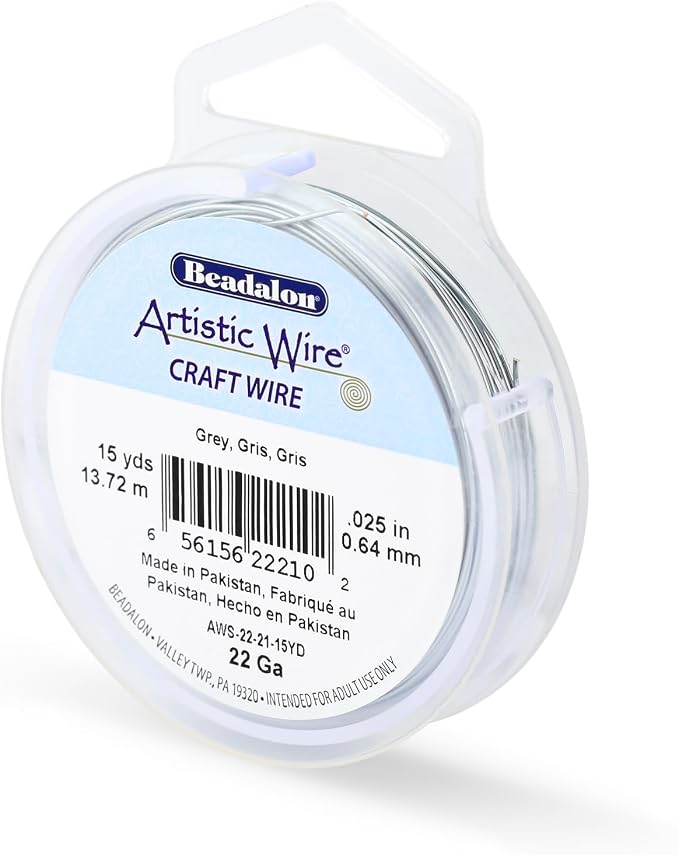 Artistic Wire, 22 Gauge Tarnish Resistant Colored Copper Craft Wire, 15 yd by Unknown
