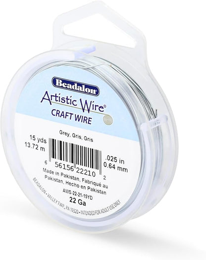 Artistic Wire, 22 Gauge Tarnish Resistant Colored Copper Craft Wire, 15 yd by Unknown