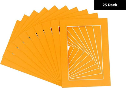 Pack of 25 Acid Free 8x10 Mats Bevel Cut - Image 2