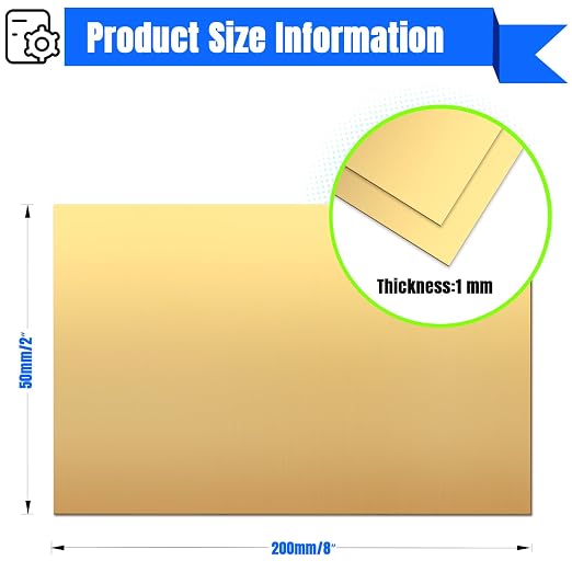 Brass Sheet, 99.9% Pure Brass Plates - Image 2