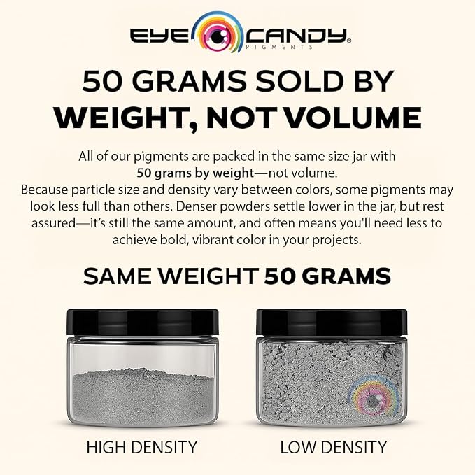 Eye Candy Premium Mica Powder Pigment “Ghost Gold” Multipurpose DIY Arts and - Image 8