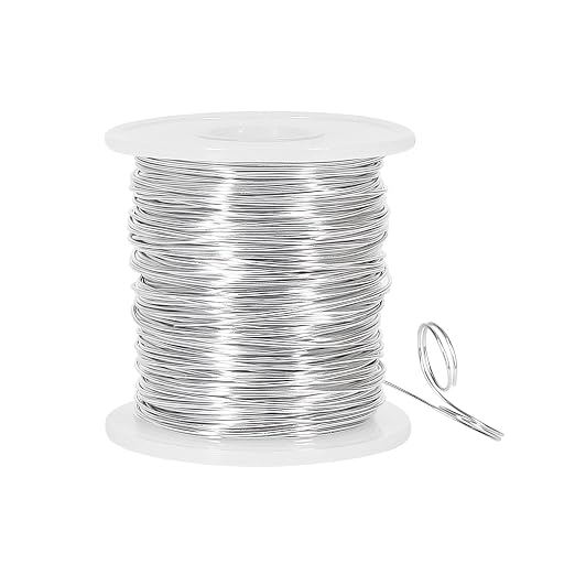 Tenn Well 20 Gauge Jewelry Wire, 328 Feet 0.8mm Bendable Aluminum Craft Wire by TennWell