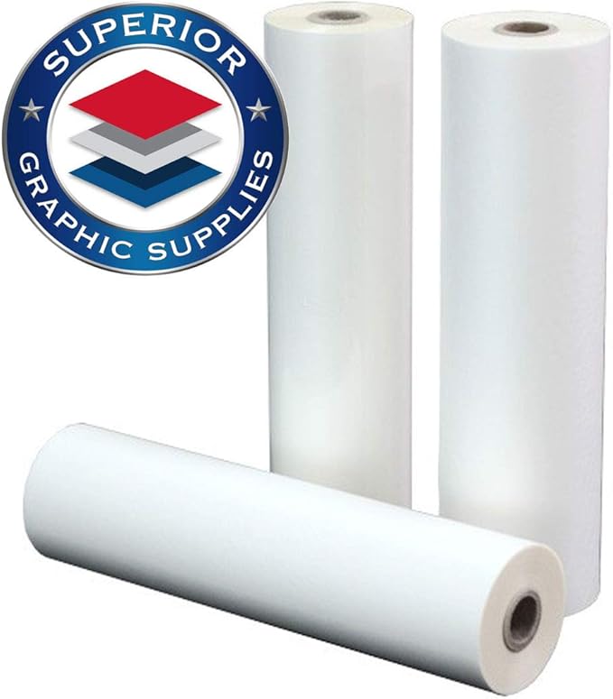 Superior Graphic Supplies 27" x 250 ft PET Thermal Laminating Film Roll by Superior+Graphic+Supplies