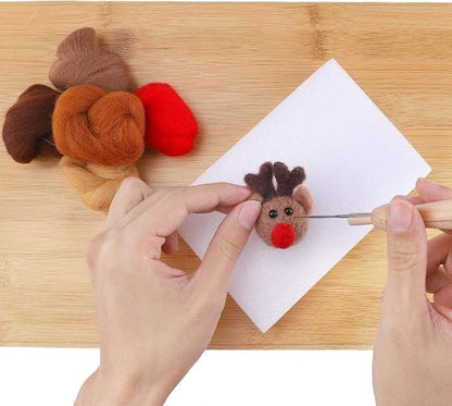 Habbi 100 Colors Needle Felting Wool - Image 4