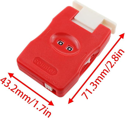 Xhziy Knitting Counter Mini Crochet Counter Knitted Manual Finger Counter - Image 4