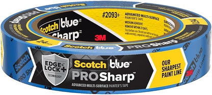 ScotchBlue PROSharp Painter's Tape 1 Inch Wide 1 Roll Blue Tape Protects by ScotchBlue