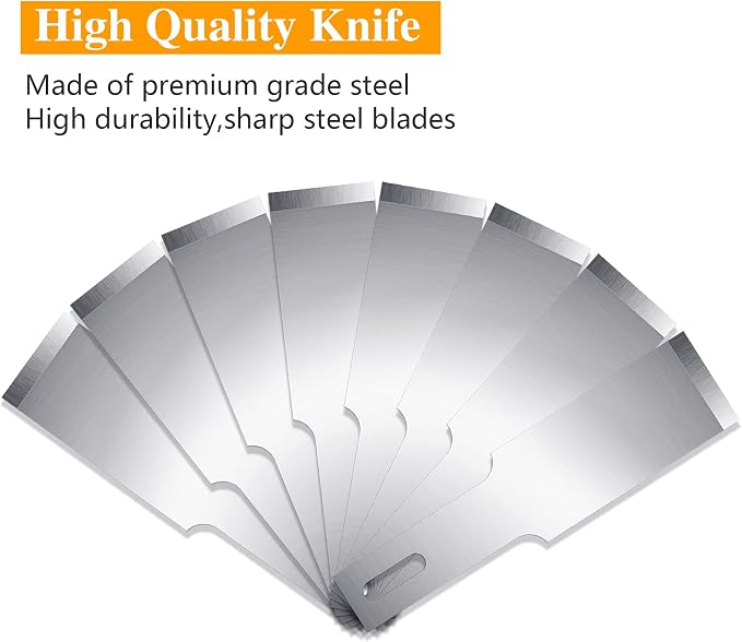 100 Pack Hobby Blades Set #17 Craft Knife Blades Refill Hobby Knife Replacement - Image 3