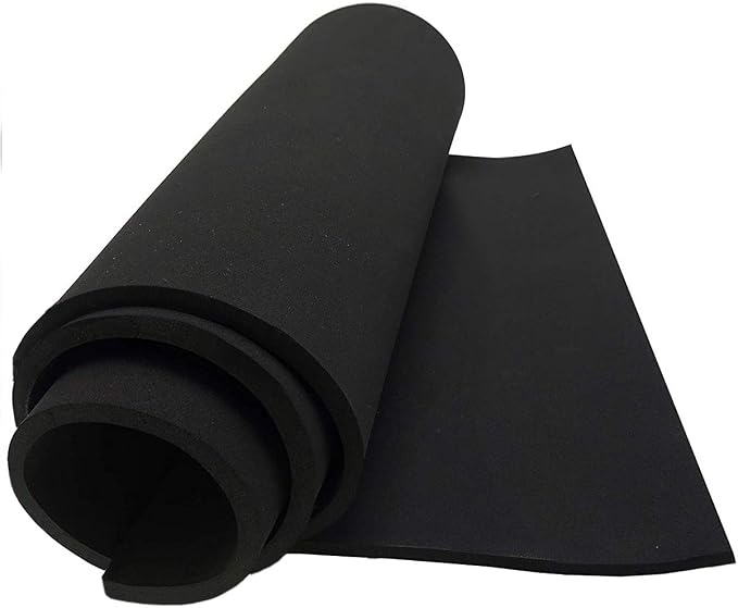 Dualplex Neoprene Sponge Foam Rubber Sheet 15x60 Inches x 1/2" Thick, Perfect by DualplexTalvania