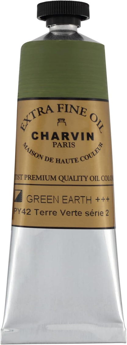 Charvin Extra Fine Oil Paint, Rich Texture, Poppy Oil-Based, Light-Fast - Image 2
