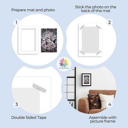 Mat Board Center, 5x7 for 4x6 White Mats - Image 5