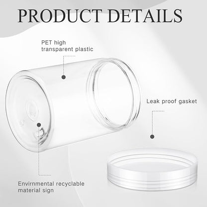 SATINIOR 12 Pack Plastic Container Jars - Image 3