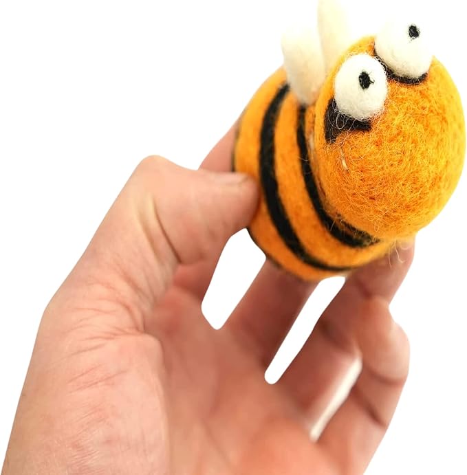 Woolbuddy Needle Felting Kit for Beginners Adults, Bee and Ladybug Animal Craft - Image 5