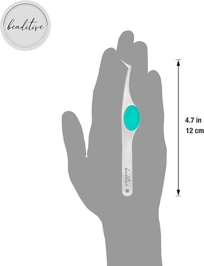 Beaditive High Precision Angled Tip Tweezers - Image 6