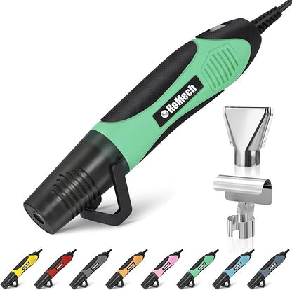 ROMECH 350W Heat Gun with 2 Nozzles, Dual Temp Heat Gun 400°F-660°F, Fast Heat by RoMech