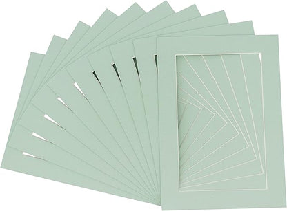 Pack of TEN 8x10 Mats Bevel Cut by Poster+Palooza