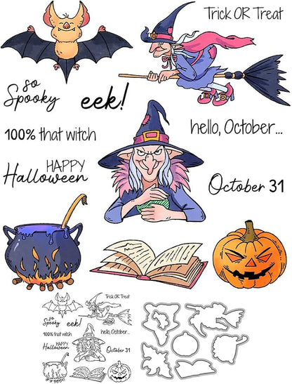 Halloween Clear Silicone stampReusable Stamp - Image 4