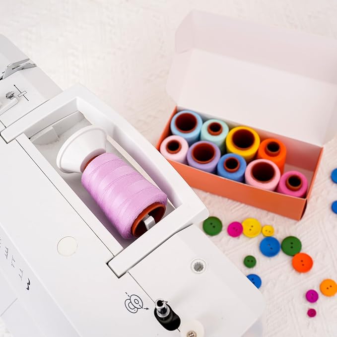 Sewing Thread Kit, All Purpose Sewing Thread 40wt, 10 Spools Assorted Colors - Image 4