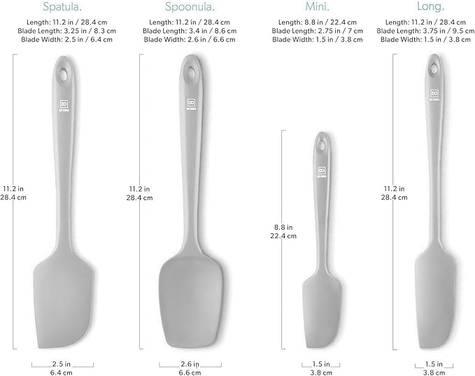 DI ORO Silicone Spatula Set - Image 5