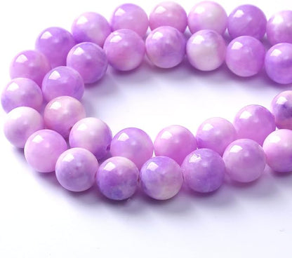 60pcs 6mm Natural Pink Starry Galaxy Persian Jade Gemstone Beads Round Loose - Image 6