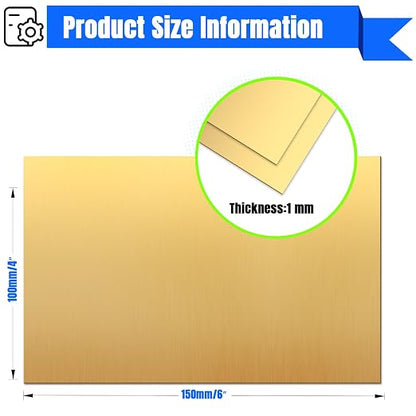 Brass Sheet, 99.9% Pure Brass Plates - Image 2