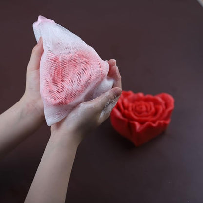 3.5 inch Rose Flower Mold Handmade Rose Soap Mold Peony Silicone Mold - Image 4