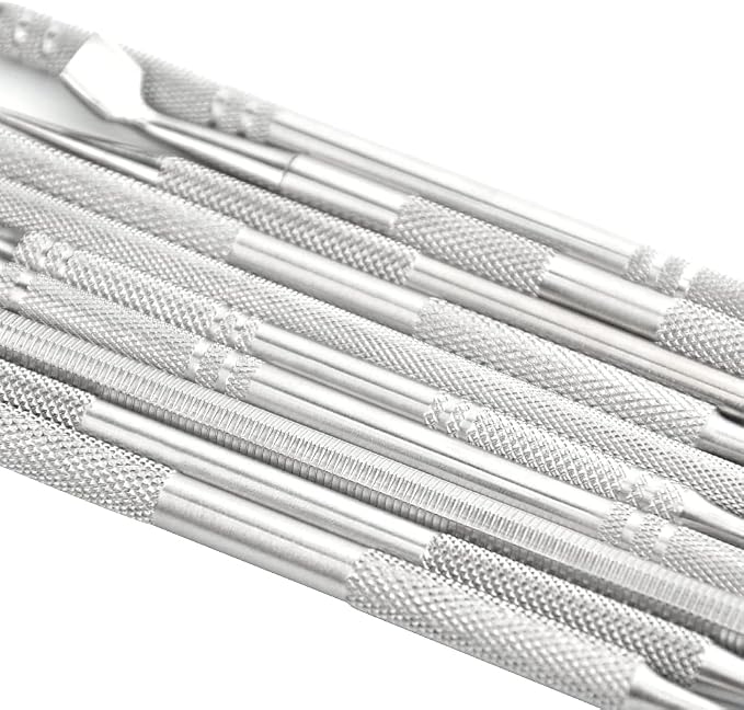 TOVOT 10PCS Stainless Steel Clay Sculpting Tools Metal Sculpting Tools - Image 6