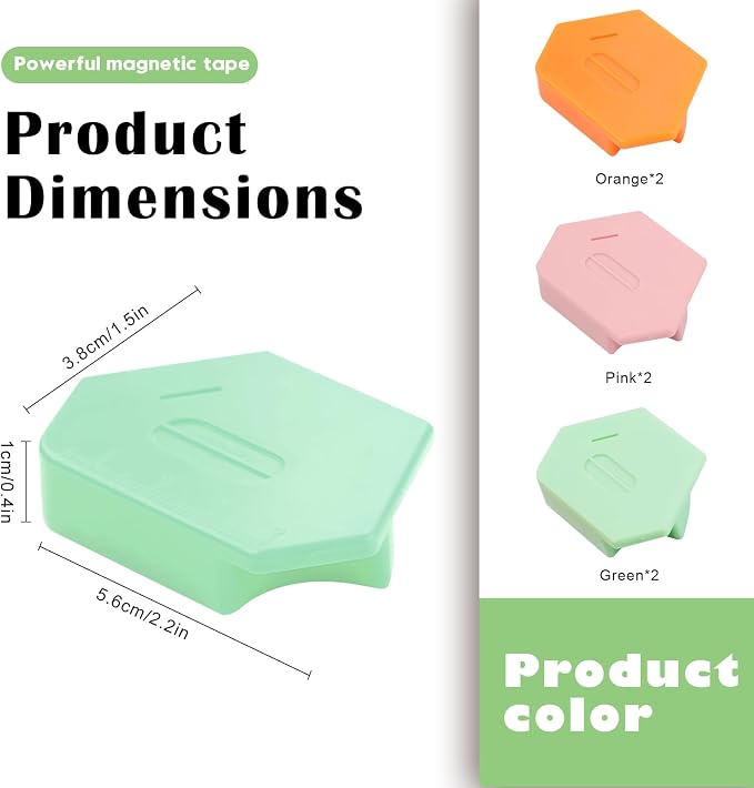 Pcmursal 6 Packs Magnetic Seam Guide - Image 2