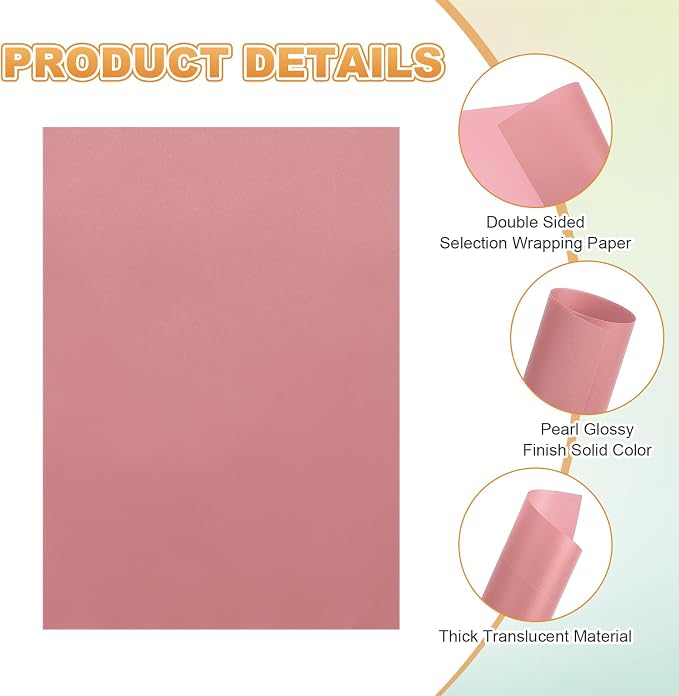 MECCANIXITY 100 Sheet Colored Vellum Paper 5.9" x 8.3", 100gsm Translucent - Image 3