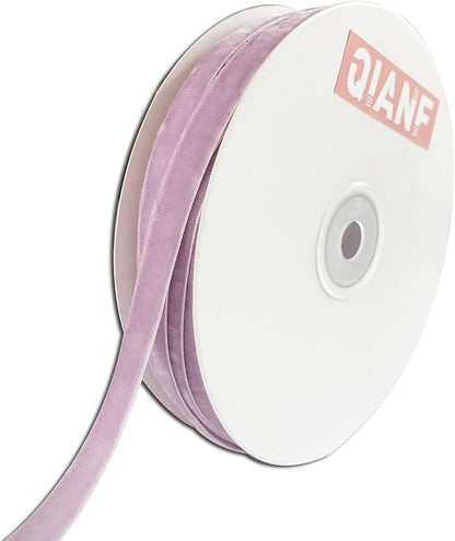 Vintage Lavender Velvet Ribbon, 3/8 Inch X 25Yd by QIANF