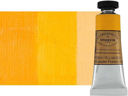 Charvin Extra Fine Oil Paint, French Yellow Deep 20 mL by Unknown