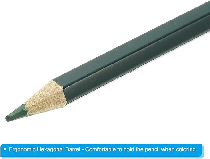 PATIKIL Watercolor Pencil, Sketch Drawing, Dark Green - Image 4