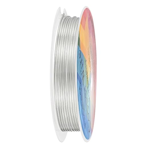 1 mm/18 Gauge Copper Wire for Jewelry Making, 5.2FT Copper Beading Craft Wire by MMETERXITY