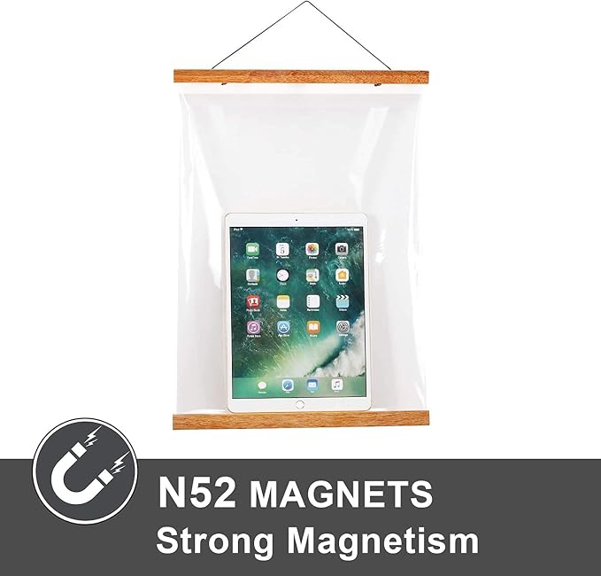 WITCOLOR 36 Inch Wide Magnetic Frames, Strong Magnet, Wood Poster Hanger - Image 3
