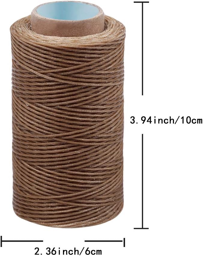 MIUSIE Colorful 284Yards Leather Sewing Waxed Thread-Practical Long Stitching - Image 2